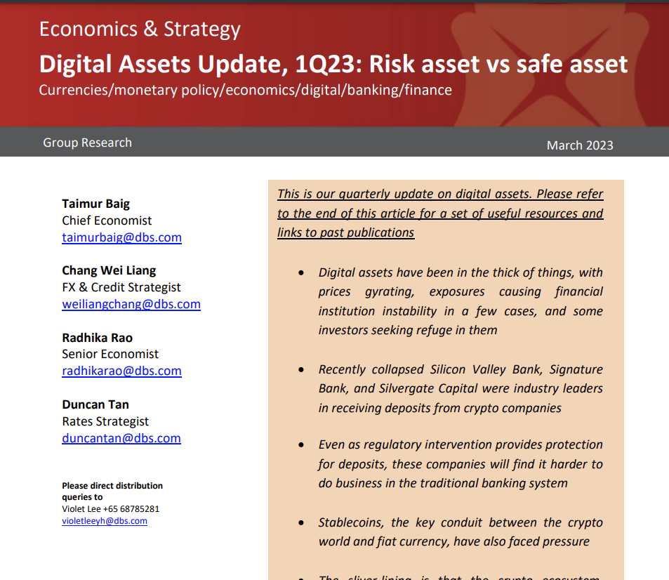 DBS Report on Digital assets