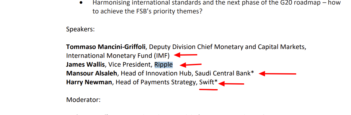 Ripple right alongside IMF, SWIFT, and the SEC OMFIF May 10-11th