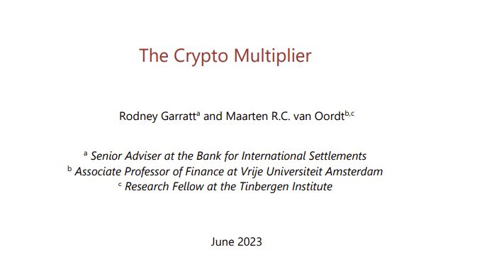 The Crypto Multiplier