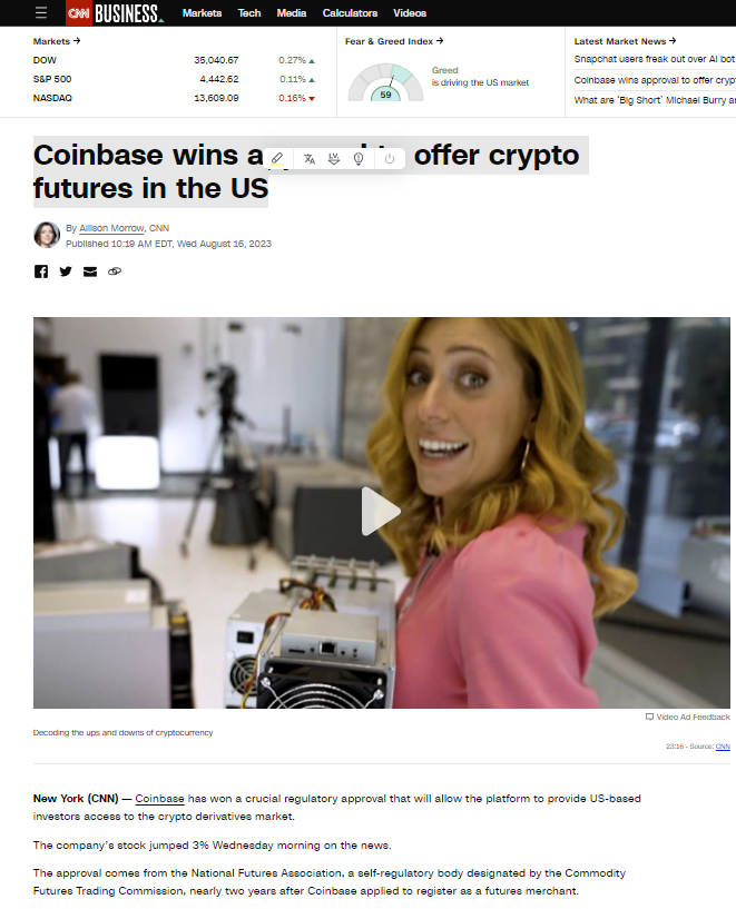 Coinbase wins approval to offer crypto futures in the US