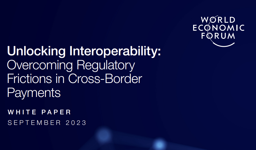 Frictions in Cross-Border Payments WEF