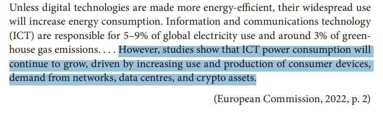 EU STRIKES! Power consumption of digital currencies ie POW