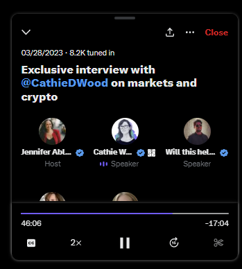 45Min Cathie Wood says SEC will lose against ripple