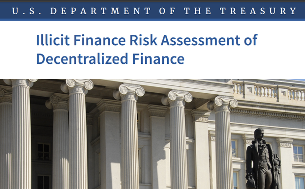 US treasury Illicit finance risk assessment of DEFI