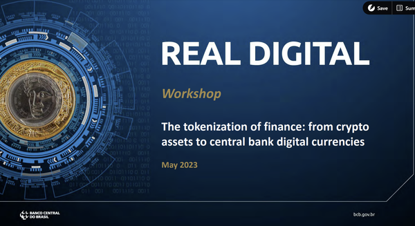 Brazil Central bank interoperability between public chains and CBDC.