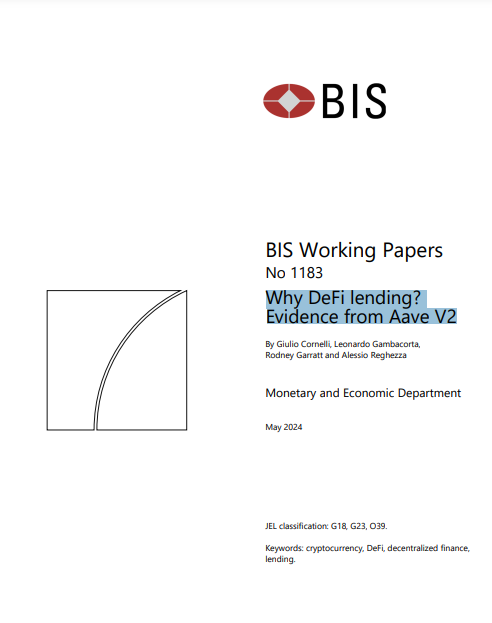 The BIS - Why DeFi lending? Evidence from Aave V2