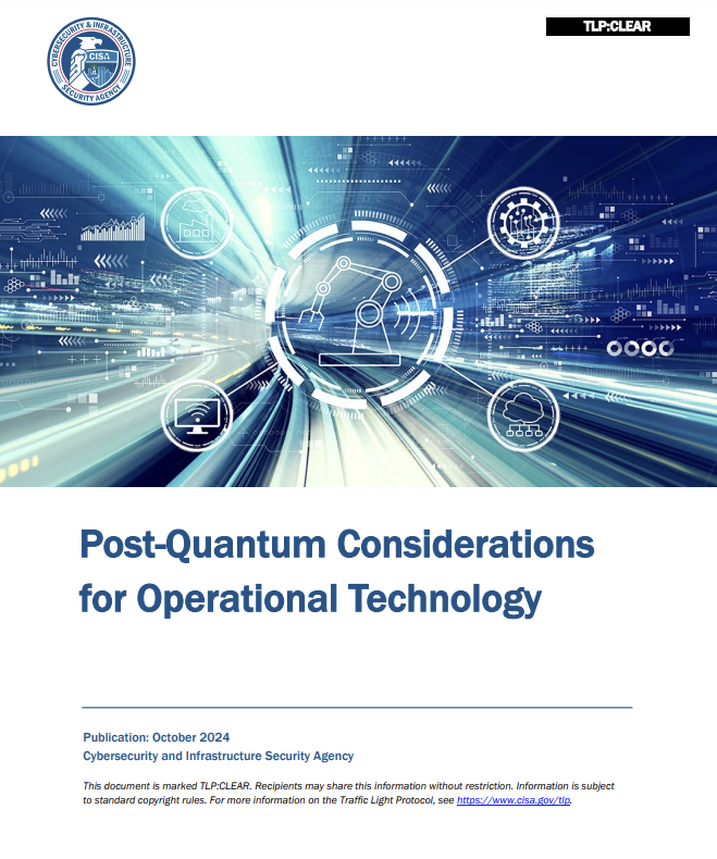 Post-Quantum Considerations for Operational Technology